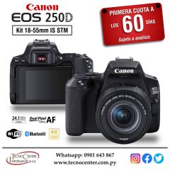 Cámara Canon EOS 250D Kit 18-55mm.